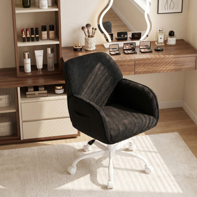Vanity Chair Velvet Office Swivel Chair