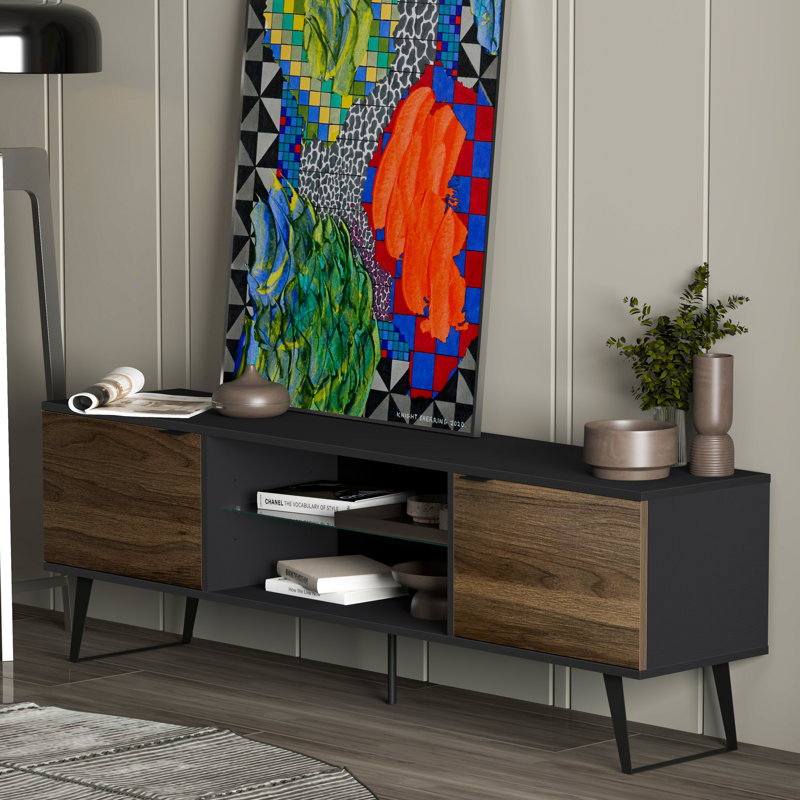 Annaleice TV Stand for TVs up to 78", Brown