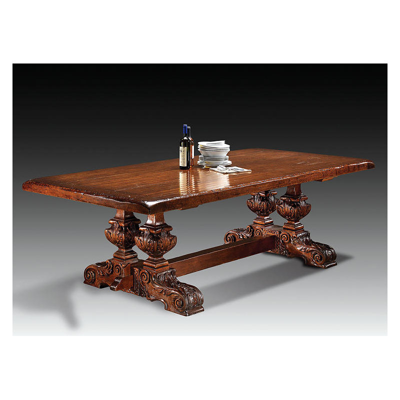 Tuscan Walnut Solid Wood Dining Table