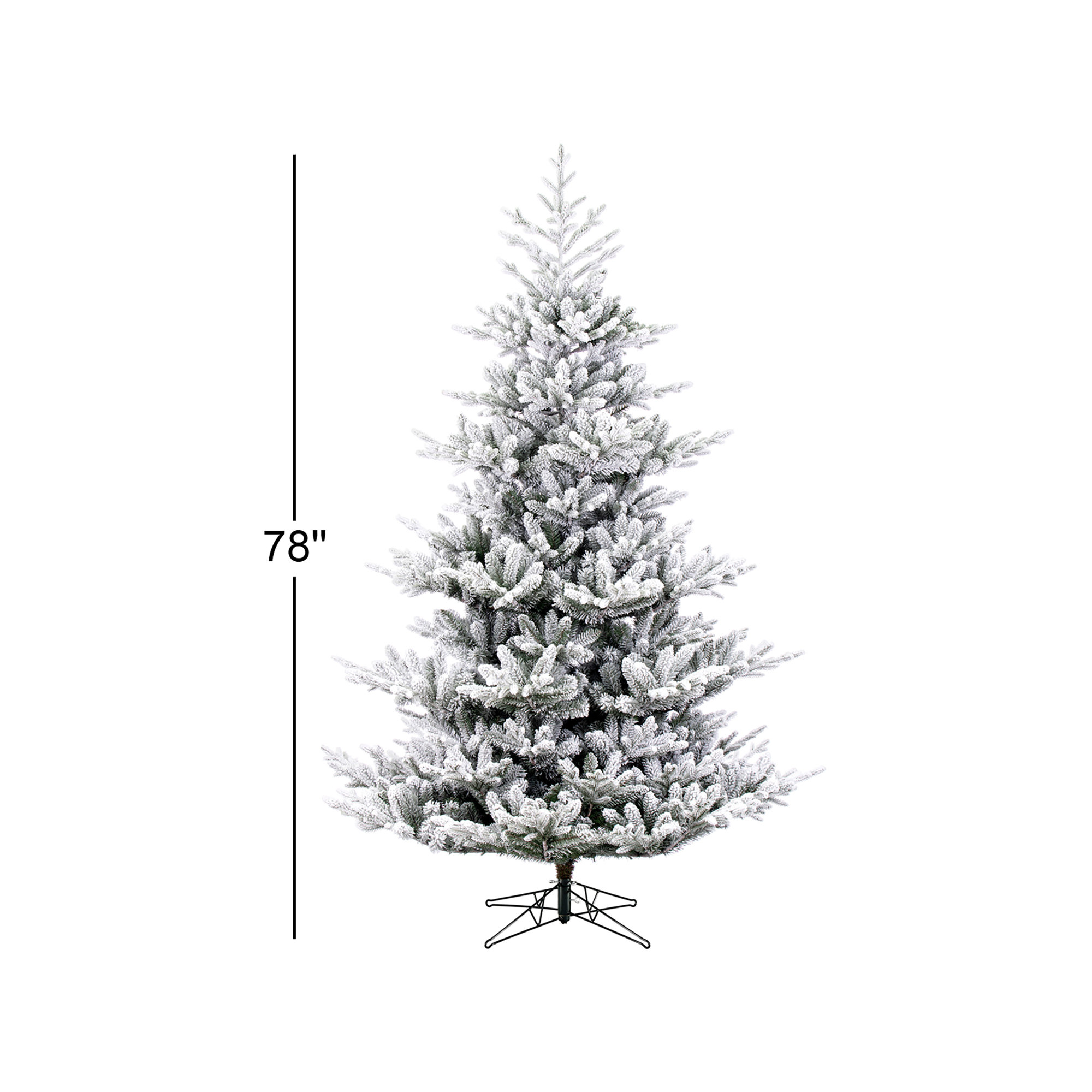 Artificial Fir Christmas Tree, 78"