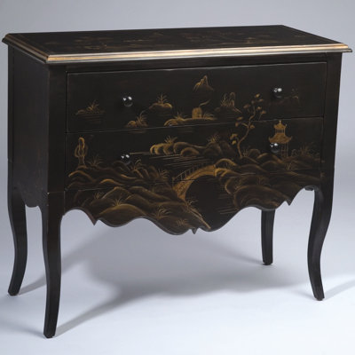 Commode décorative 2 tiroirs