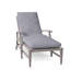 Croquet Aluminum 78.38" Long Reclining Single Chaise with Cushions-63361263-70085684-70085741