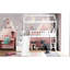 Lit mezzanine simple avec glissade et espace de rangement - Créez une chambre à coucher amusante, spacieuse et confortable