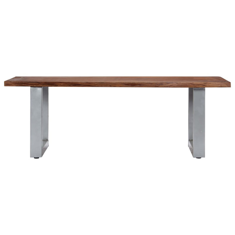 Greger Coffee Table, Brown, Sliver