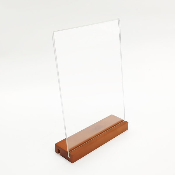 FixtureDisplays Acrylic Picture Frame Sign Holder | Wayfair