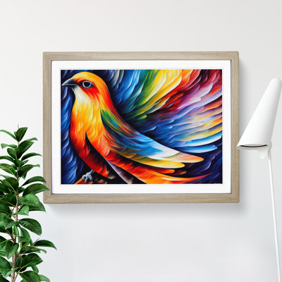 Bird Painting Vol.6 Abstract - Framed Print