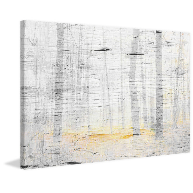 Golden Ground Forest Scene Canvas Print, 24" x 16"