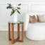 Lili Glass Cross Legs Nesting Tables