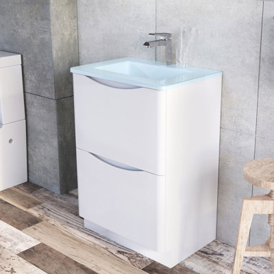 Stanhope 600mm Single Bathroom Vanity with Integrated Plastic Basin