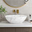Metro Lane Azahara 415mm L x 335mm W White Ceramic Oval Sink
