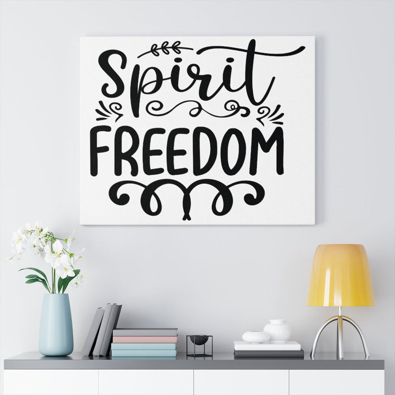 Spirit Freedom - Wrapped Canvas Print