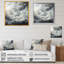 Tempête de nuages noirs et blancs sur toile-491430899-491430910