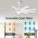 72" Meadowlands 9 - Blade LED Standard Ceiling Fan with Remote Control and Light Kit Included