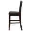 Tabourets à hauteur de comptoir en treillis (ensemble de 2)-1458919528