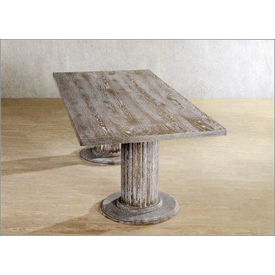 Reclaimed Gray Finish Dining Table