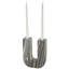 Porte-bougie abstrait en U Etha et marbre gris-1474323830-1474323831