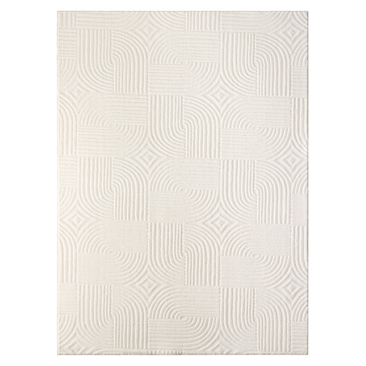 EVERYDAY Stone Everwash® Machine Washable Area Rug Ivory