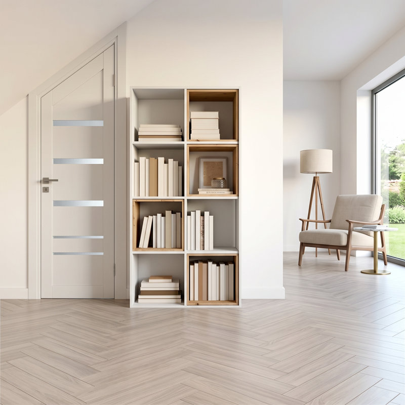 Naruto 75cm H x 147cm W Bookcase, White