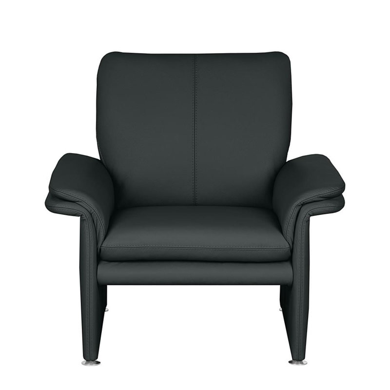 Large capitonné 36,6 po Edelwald, Gris foncé