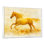 «Golden Freedom Unbridled Horse Portrait IV», art mural cheval