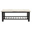 Table basse contemporaine avec tablette