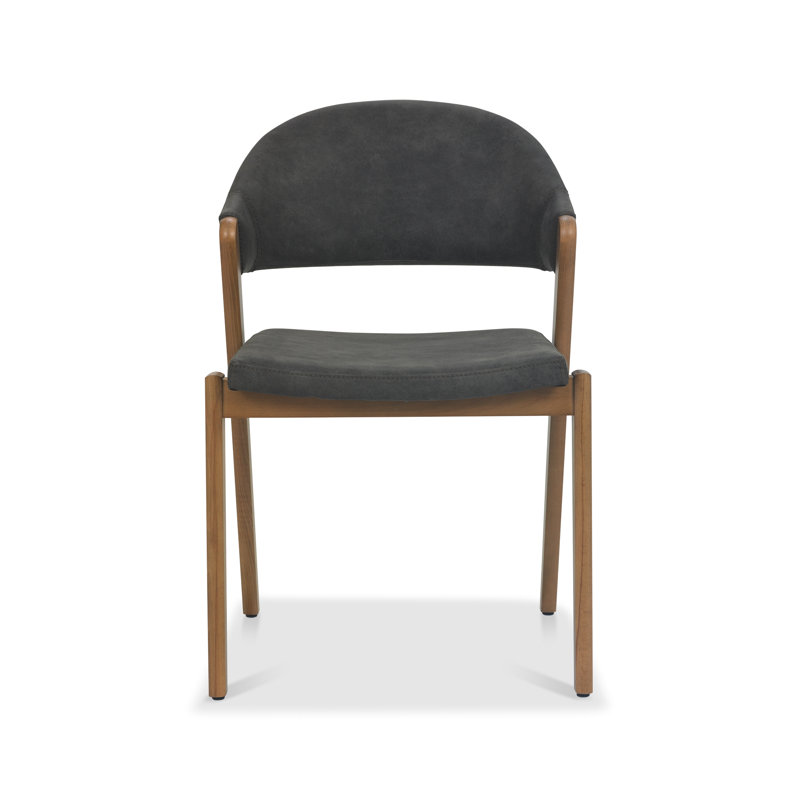 Anayalee 49cm H Polyester Blend Upholstered Upholstered Back Side Chair, Grey