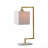 9X14.3X25.2" Metal Table Lamp