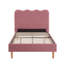 Lit simple tapissier Wave-129723436