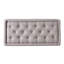 Tissu gris attrayant avec capitonnage et espace de rangement spacieux attrayant