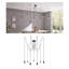 Ketil 7 - Light Black Cluster Pendant