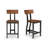 Dooling 7-Piece Solid Wood Trestle Dining Set