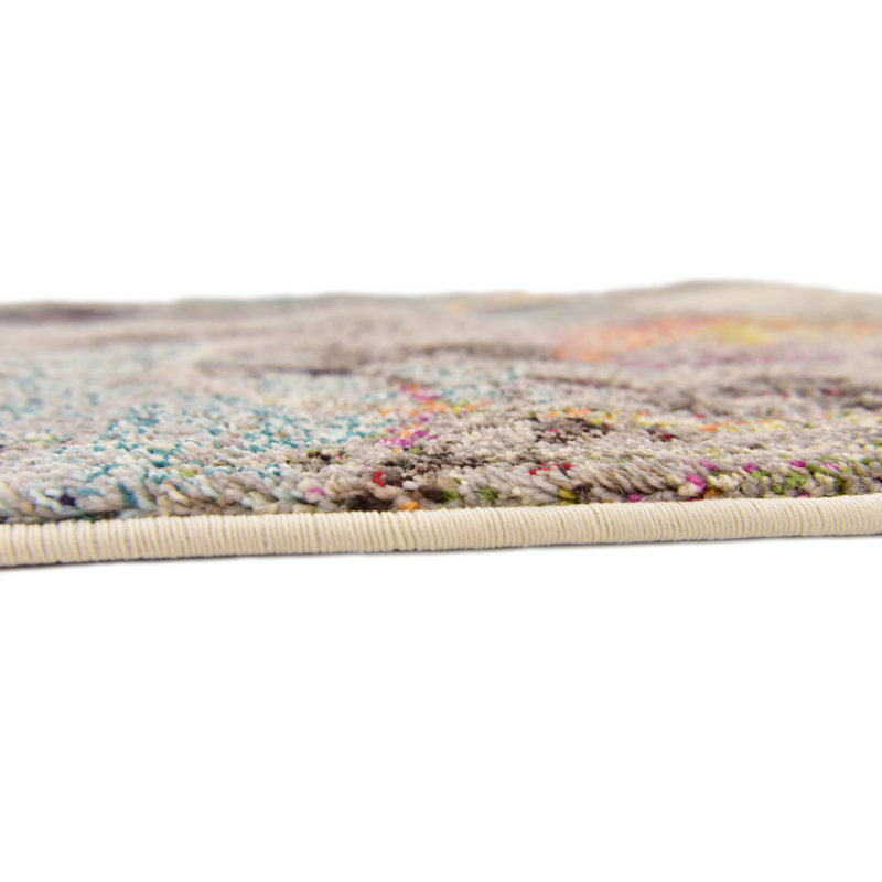 Dews Washable Abstract Indoor Rug, Rectangle 10'6" x 16'5"