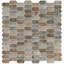 Desert Strata Spire 12 in. x 13 in. Glass Mosaic Wall Tile