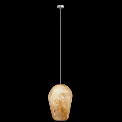 Luminaire suspendu géométrique unique à 1 lumière Natural Inspirations