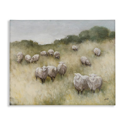 Conception d'art sur toile Stupell Industries Sheep Herd