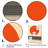 " Minimal Geometric Orange Bold Sunset III " by Designart-1753740917-1753740924