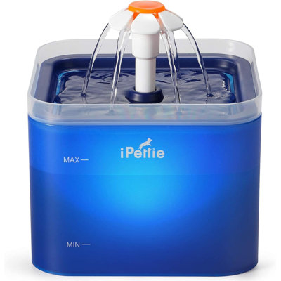 iPettie Neverland Cat Water Fountain with LED Light, 67oz/2.1L, Ultra Quiet Cat Drinking Fountain