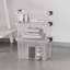 Latitude Run® Clear Storage Bins with Lids, 6 Pack- Plastic Storage Boxes for Home- 4.5 Quart-1218515840