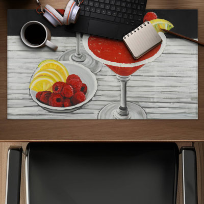 Two cosmopolitan - 14.00"x24.25" Desk mat