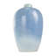Hennecy Ceramic Ombre Decorative Blue Vase with Unique Texturing