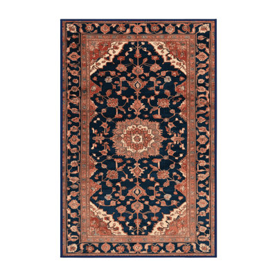 Tapis persan gris lavable à la machine