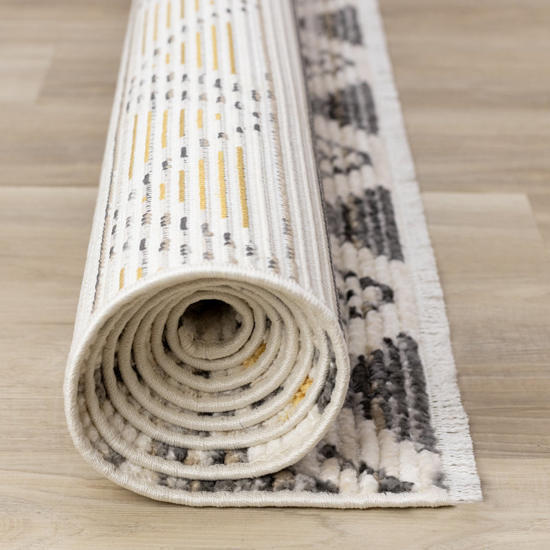 Apolonio Moroccan Indoor Rug, Rectangle 4'3'' x 6'1''