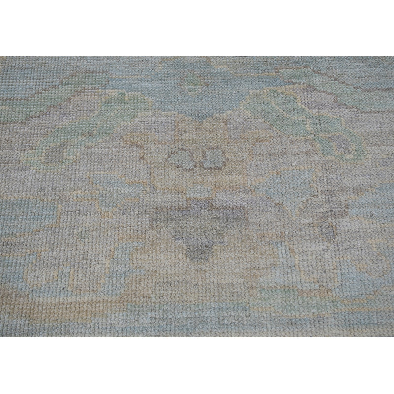 Tapis turc Oushak fait à la main 12 pi x 15 pi 2 po