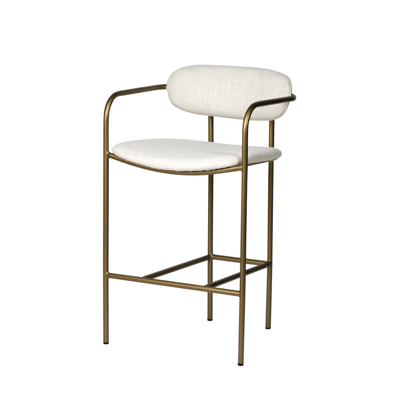 Tabouret en tissu Biélorussie, Gris bronze, Gris