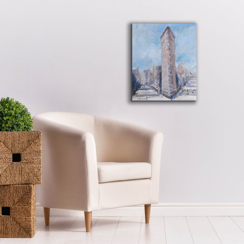  «Flatiron» par Allayn Stevens, art mural sur toile, H 24 po x l 20 po