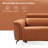 Niyam 85.25" Modern Genuine Leather Power Reclining Sofa with Adjustable Headrest-1717334902