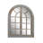 Manwe Wood Window Pane Inspired Wall Mirror with Arched Top and Distressing-1173482840
