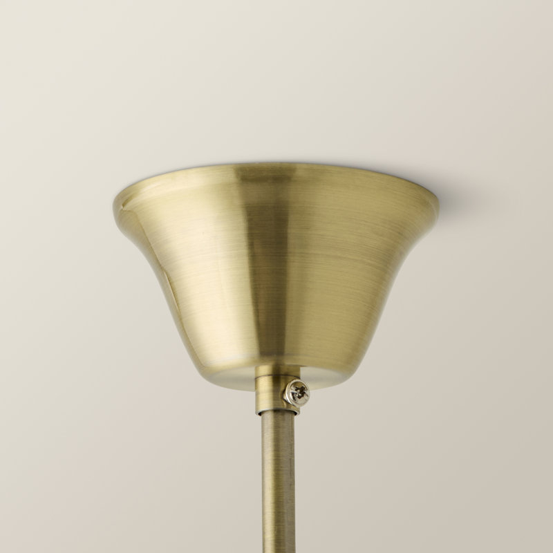 Basile 5 - Light Candle Style Chandelier, 3000, Antique Brass, 80cm H x 51.5cm W x 51.5cm D