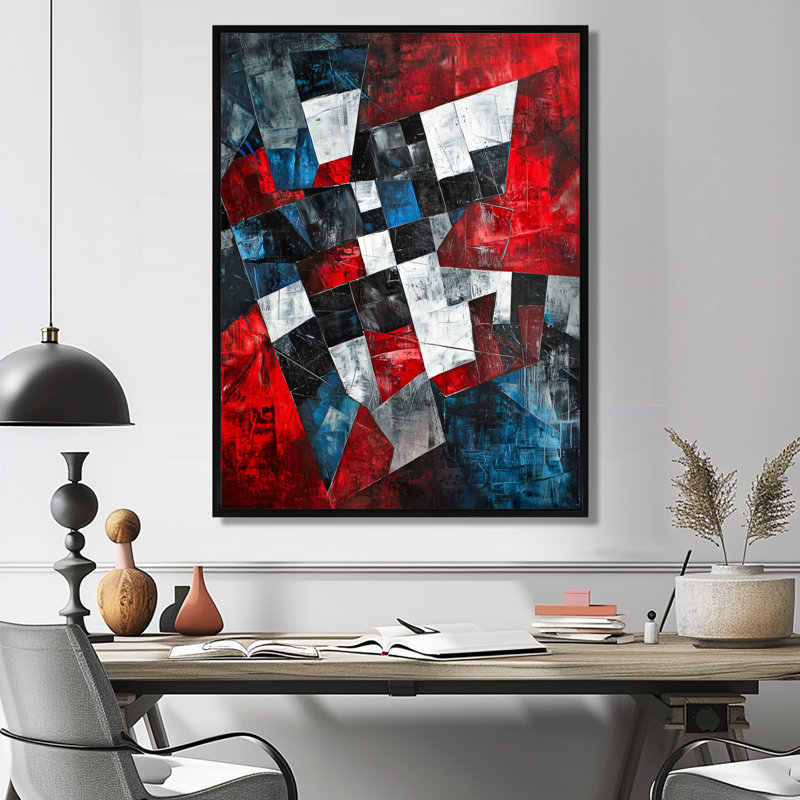 Obaza - Fashion Wall Art, Black, Floater Framed Print, 20" H x 12" W