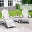 Repose-pieds pliant en plastique Adirondack pour l'extérieur (DEUX ENSEMBLES)-104826921
